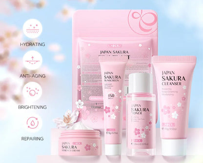 LAIKOU-Kit de soins pour la peau Sakura