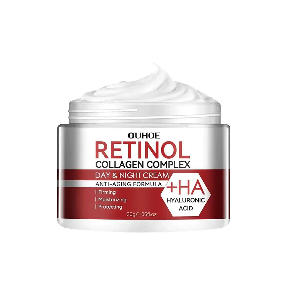 OUHOE Crème Hydratante - Rétinol & Collagène 30g